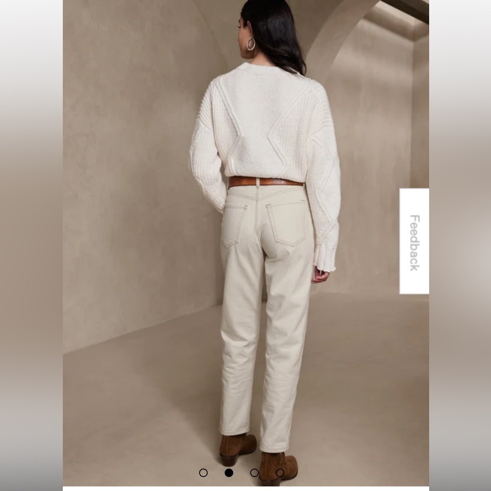 NWT Relaxed High Rise Straight jeans-25 - Picture 4 of 7